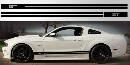 Mustang GT Double Stripe Vinyl Decal - sku-50952421015684-sku-50952421048452-sku-50952421081220-sku-50952421113988-sku-50952421146756-  DRIVEN - 1