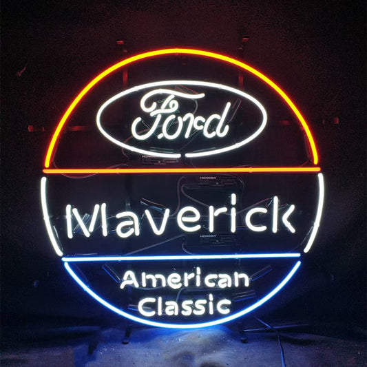 Ford Maverick American Classic Neon Signs - CN050-  DRIVEN - 2