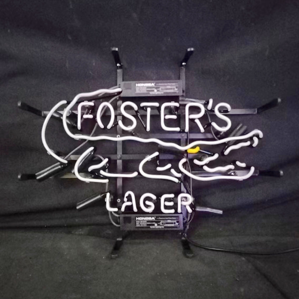 Foster's Lager Gator Neon Signs - ME815-  DRIVEN - 3