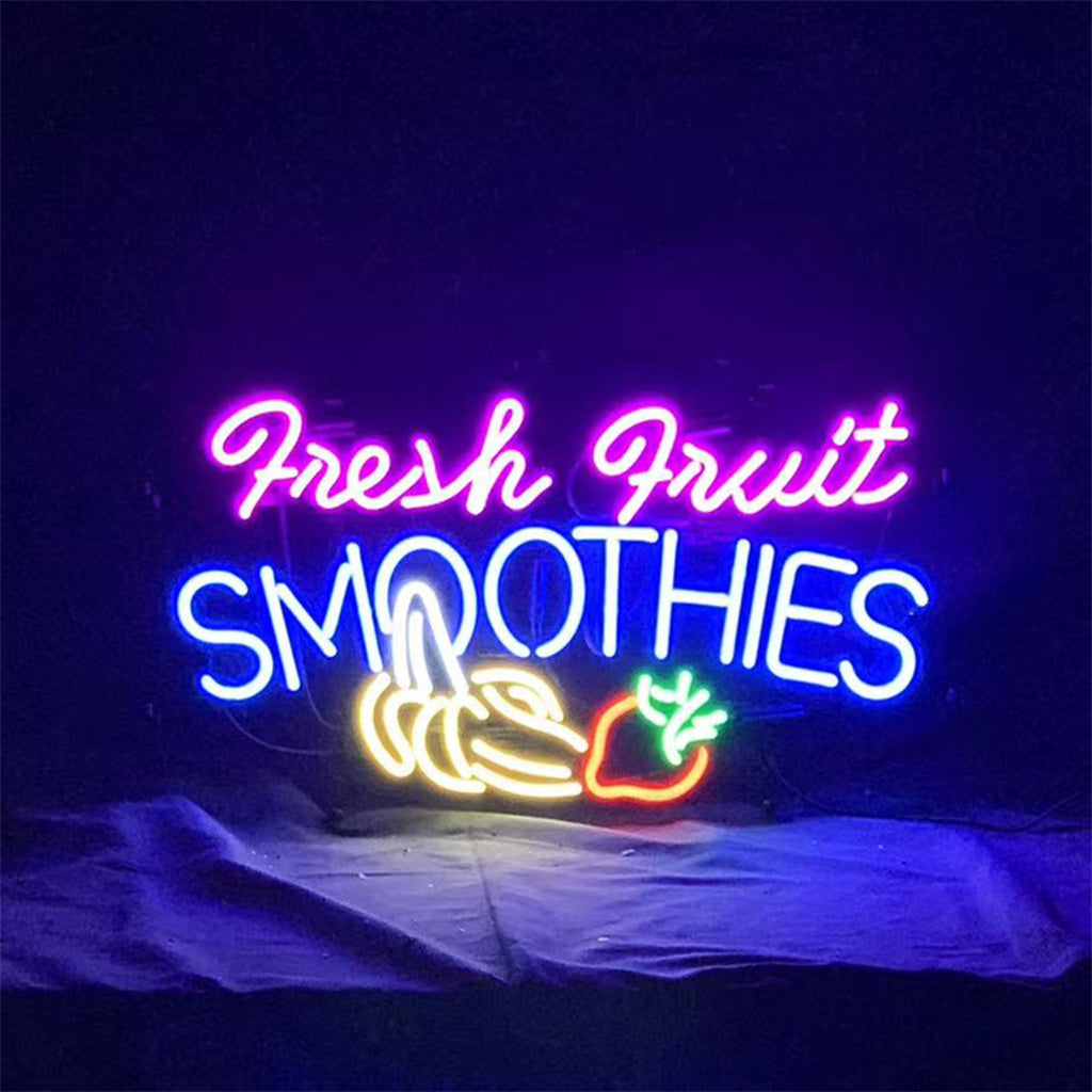 Fresh Fruit Smoothies Neon Light Sign - ME477B-  DRIVEN - 1