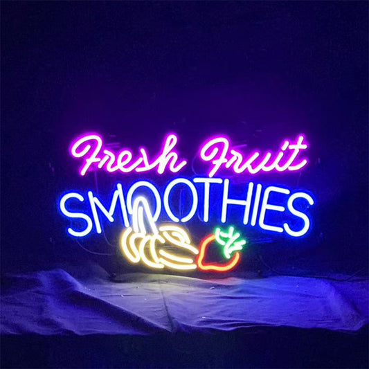 Fresh Fruit Smoothies Neon Light Sign - ME477B-  DRIVEN - 1