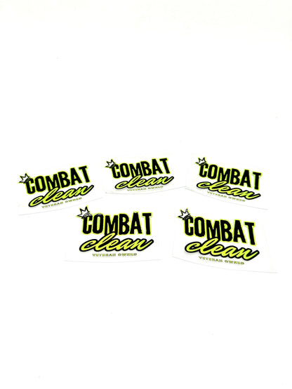 Combat Clean Co. Sticker Pack - sku-51676780691735-  DRIVEN - 2