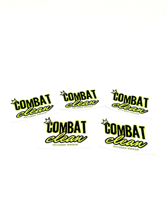 Combat Clean Co. Sticker Pack - sku-51676780691735-  DRIVEN - 2