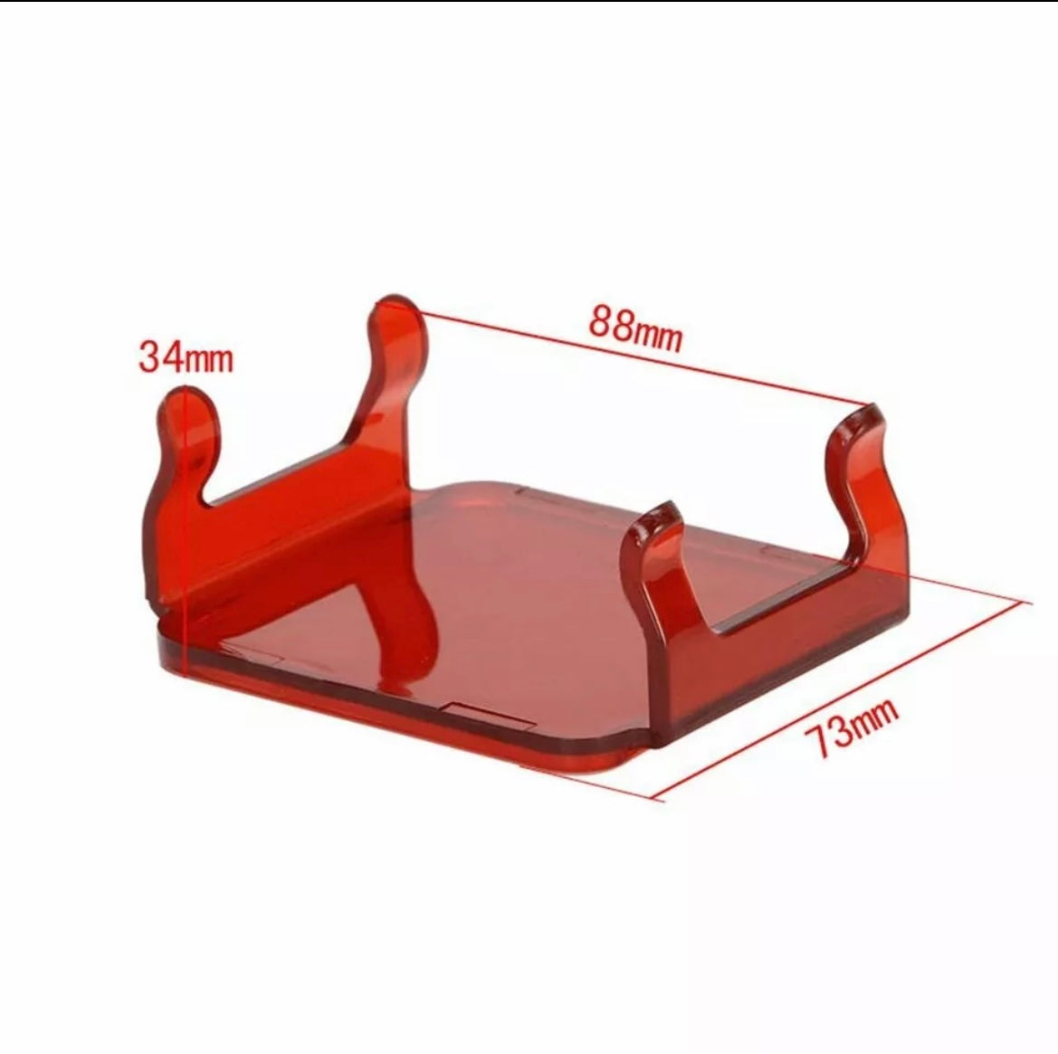 (4) Pieces Red LED Pod Cover - sku-45281676558494-  DRIVEN - 5