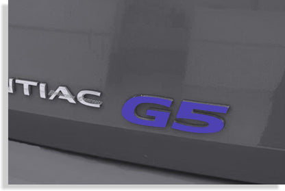 G5 Emblem Overlay Decal - Pontiac G5 - PO:G5:G1:G5-B-01-PO:G5:G1:G5-B-02-PO:G5:G1:G5-B-03-PO:G5:G1:G5-B-04-PO:G5:G1:G5-B-05-  DRIVEN - 2