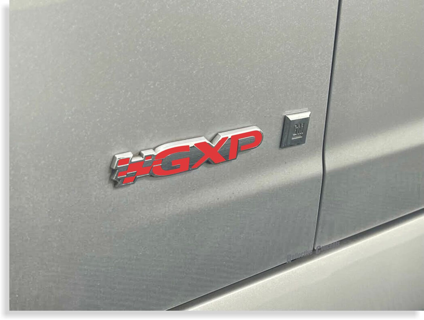 GXP Badge Overlay Decal - 08-09 G6 GXP - PO:G6:G1:GXP-B-01-PO:G6:G1:GXP-B-02-PO:G6:G1:GXP-B-03-  DRIVEN - 2