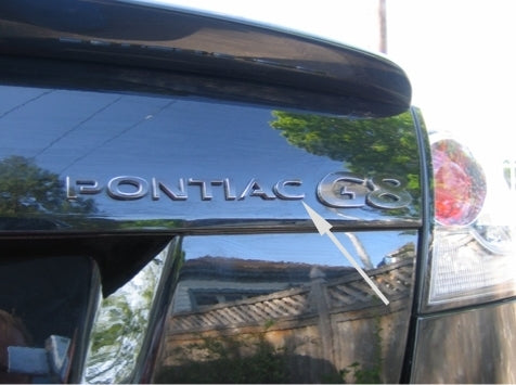 PONTIAC Emblem Overlay Decal - 2008-2009 G8 - PO:G8:PONTIAC-B-01-PO:G8:PONTIAC-B-02-PO:G8:PONTIAC-B-03-PO:G8:PONTIAC-B-04-PO:G8:PONTIAC-B-05-  DRIVEN - 4