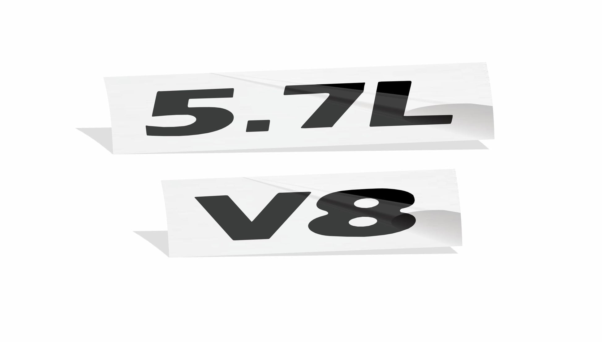 5.7L V8 Engine Cover Letter Overlay Decals - 05-08 Dodge Magnum - MAGNUM:EC-57-01-MAGNUM:EC-57-02-MAGNUM:EC-57-03-MAGNUM:EC-57-04-MAGNUM:EC-57-05-  DRIVEN - 2