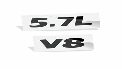 5.7L V8 Engine Cover Letter Overlay Decals - 05-08 Dodge Magnum - MAGNUM:EC-57-01-MAGNUM:EC-57-02-MAGNUM:EC-57-03-MAGNUM:EC-57-04-MAGNUM:EC-57-05-  DRIVEN - 2