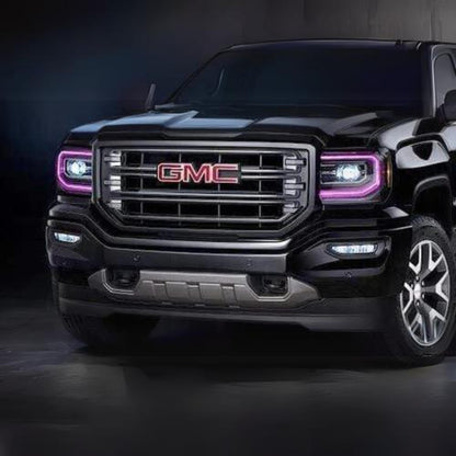 GMC Sierra 1500 Multicolor DRL Boards (2016-2018) - E21 | A12 | P2   - BX5-E21 | C19 | A12 | P2   - BX6-E20 | A20 | P2   - BX5-E20 | B13 | A20 | P2   - BX6-  DRIVEN - 3
