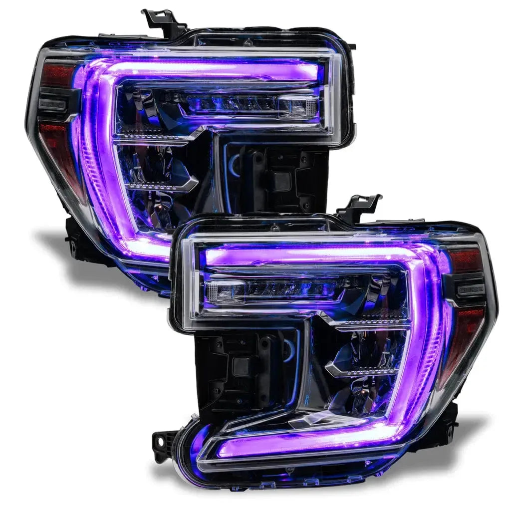 GMC Sierra 1500 Multicolor RGBW DRL Boards (2019-2022) - F9 | A12 | P2   - BX1-  DRIVEN - 3