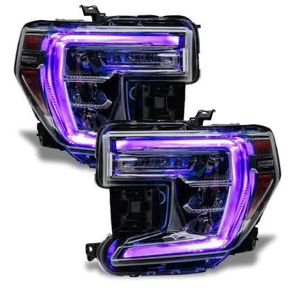GMC Sierra 1500 Multicolor RGBW DRL Boards (2019-2022) - F9 | A12 | P2   - BX1-  DRIVEN - 3