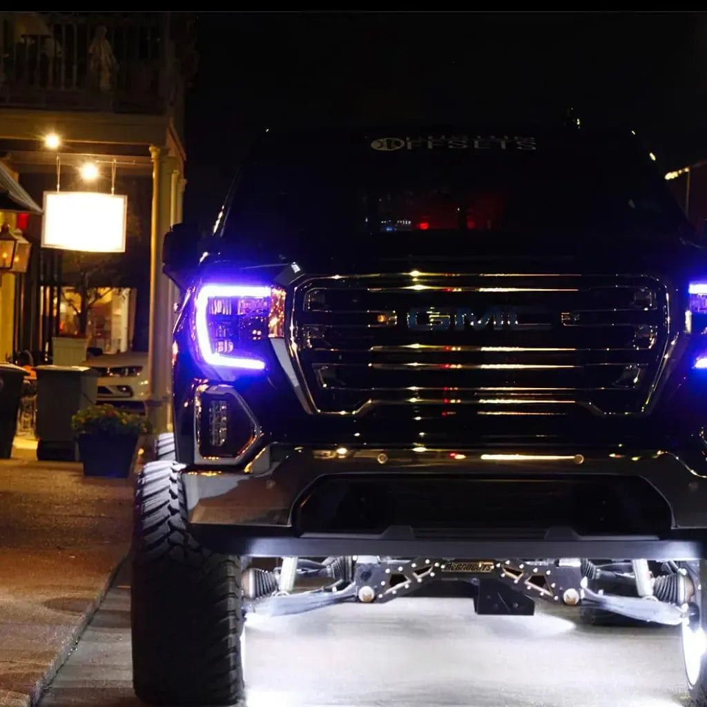 GMC Sierra 1500 Multicolor RGBW DRL Boards (2019-2022) - F9 | A12 | P2   - BX1-  DRIVEN - 1
