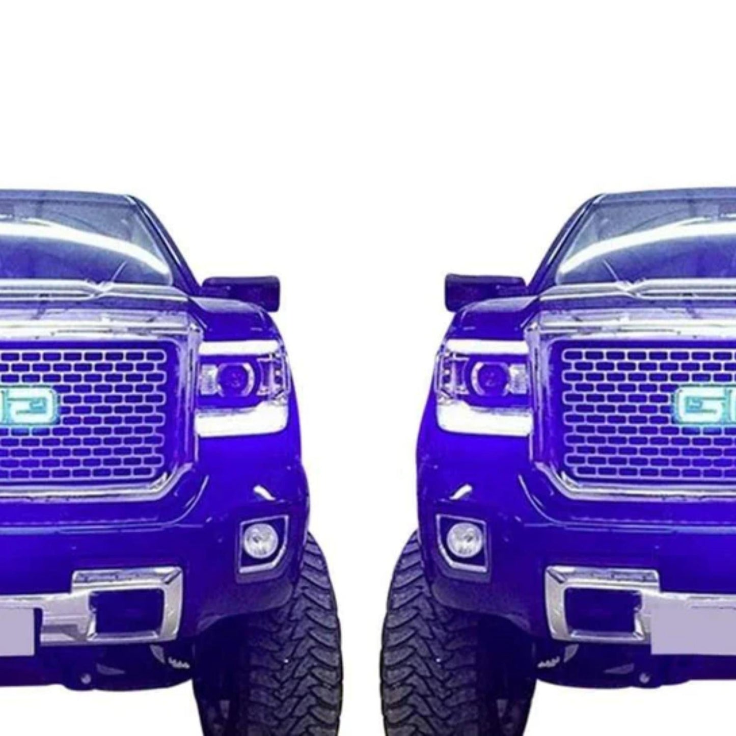 GMC Sierra RGBW DRL Boards (2014-2015) - E19 | A12 | P2   - BX1-E19 | C18 | A12 | P2-E19 | C18 | A12 | P2   - BX3-E19 | C18 x2  | A12 | P2   - BX4-  DRIVEN - 8