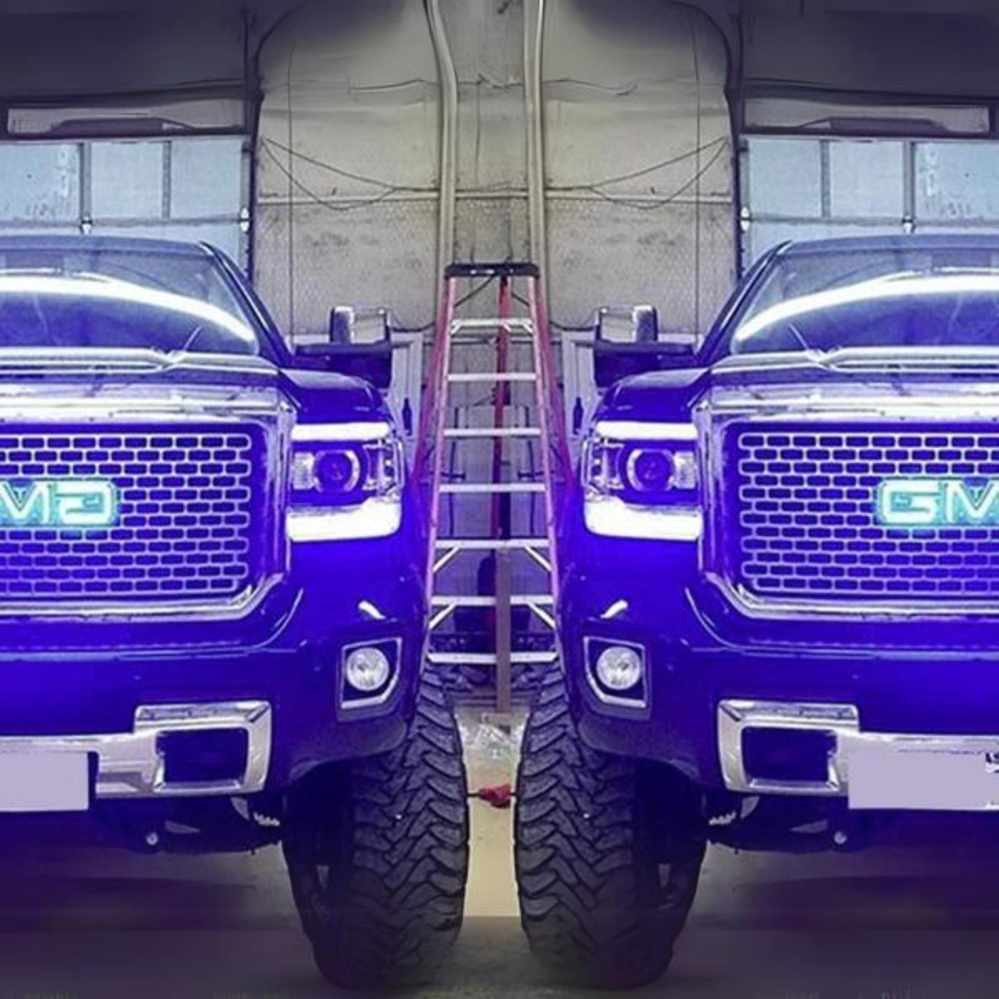 GMC Sierra RGBW DRL Boards (2014-2015) - E19 | A12 | P2   - BX1-E19 | C18 | A12 | P2-E19 | C18 | A12 | P2   - BX3-E19 | C18 x2  | A12 | P2   - BX4-  DRIVEN - 9