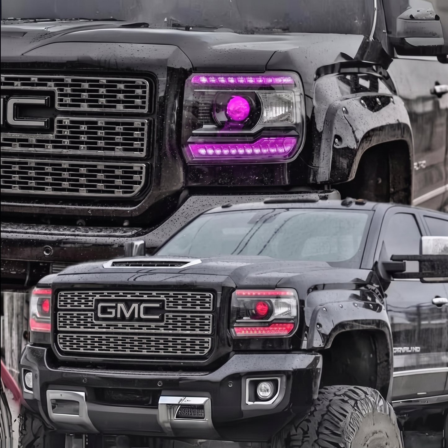 GMC Sierra RGBW DRL Boards (2014-2015) - E19 | A12 | P2   - BX1-  DRIVEN - 5