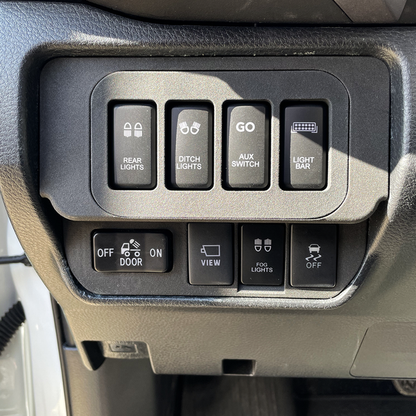No Cut Base Switch Panel for 3 Short Switches (Tacoma Double Cab) - GO-010-  DRIVEN - 2