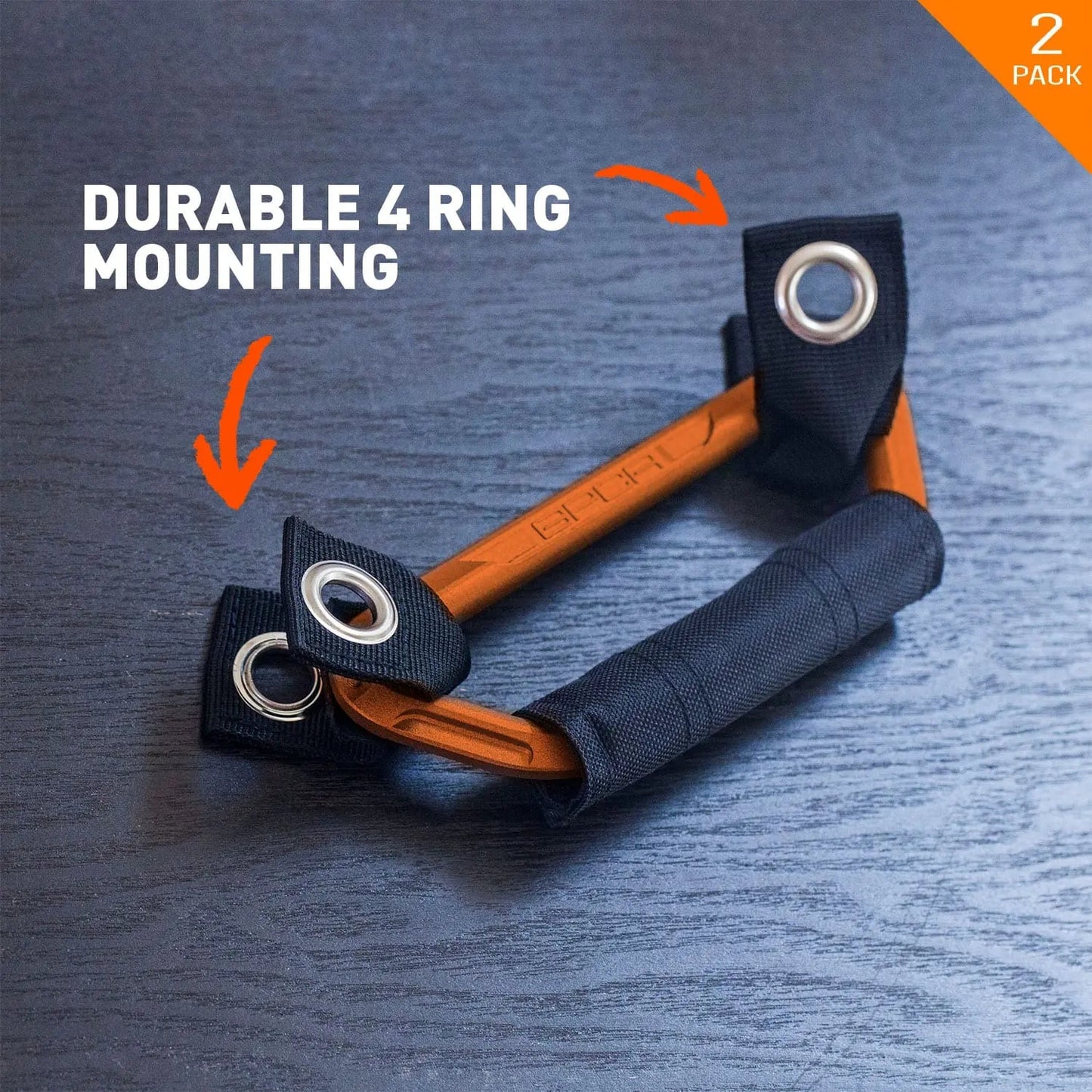 GP BACK GRIP PRO Orange X 2 - BG-P2-ORG-  DRIVEN - 3