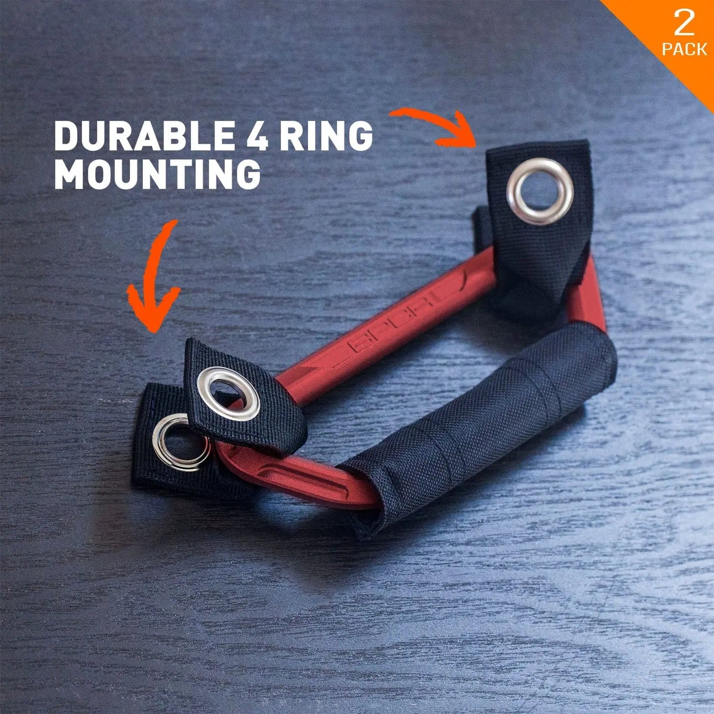 GP BACK GRIP PRO Red X 2 - BG-P2-RED-  DRIVEN - 5