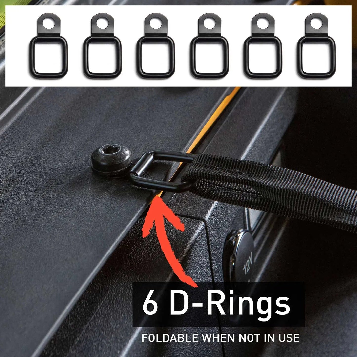 Ford Bronco 4DR Cargo Cover — Hardtop (2021+) - BRONCO-4CC-BRONCO-4CC-ANCHOR8-BRONCO-4CC-STAR8-  DRIVEN - 8