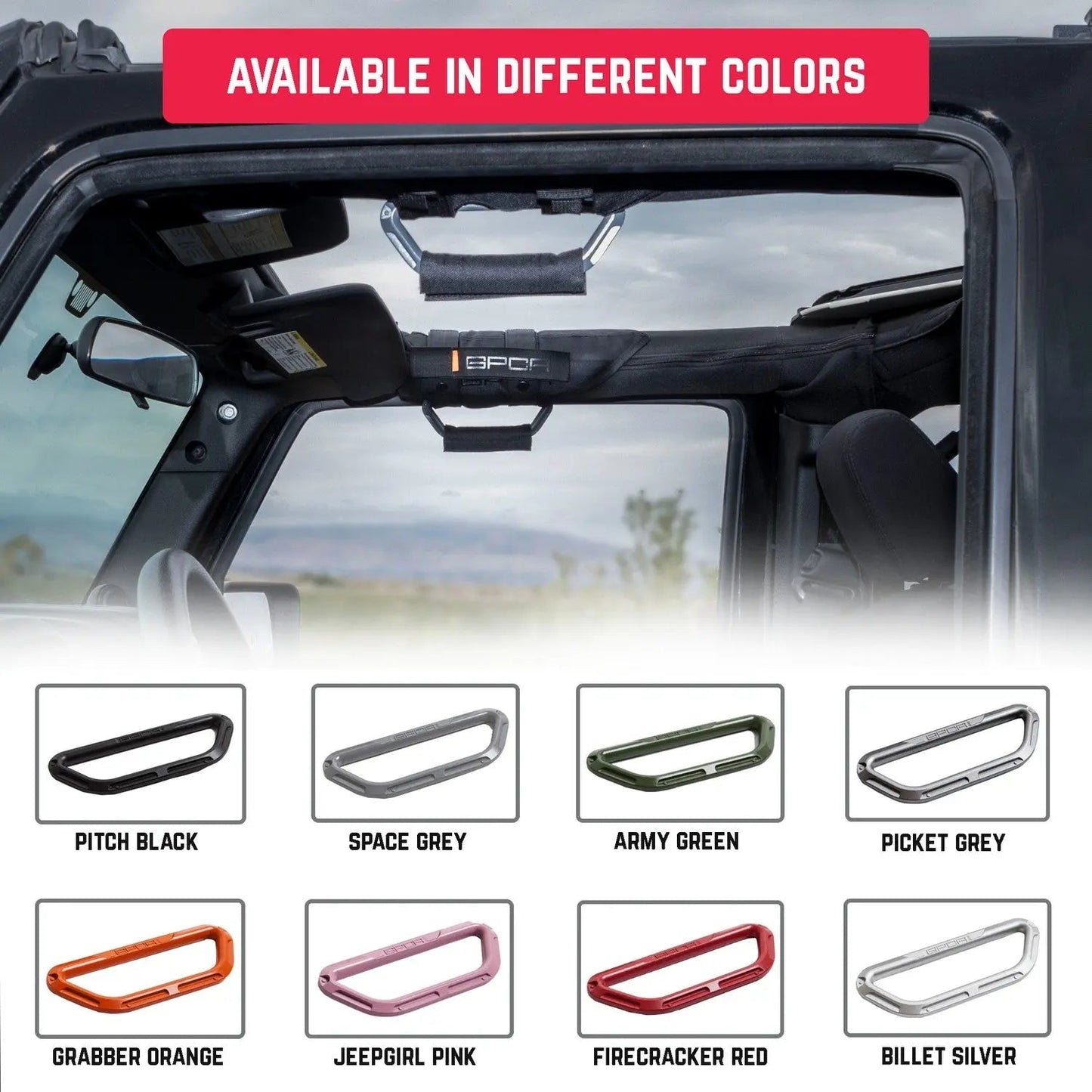 GP-Grip PRO Foldable Handle — Jeep Wrangler JK (2007–2023) - GPG-P1-SG-GPG-P2-SG-GPG-P4-SG-GPG-P1S1-SG-GPG-P2S2-SG-  DRIVEN - 13