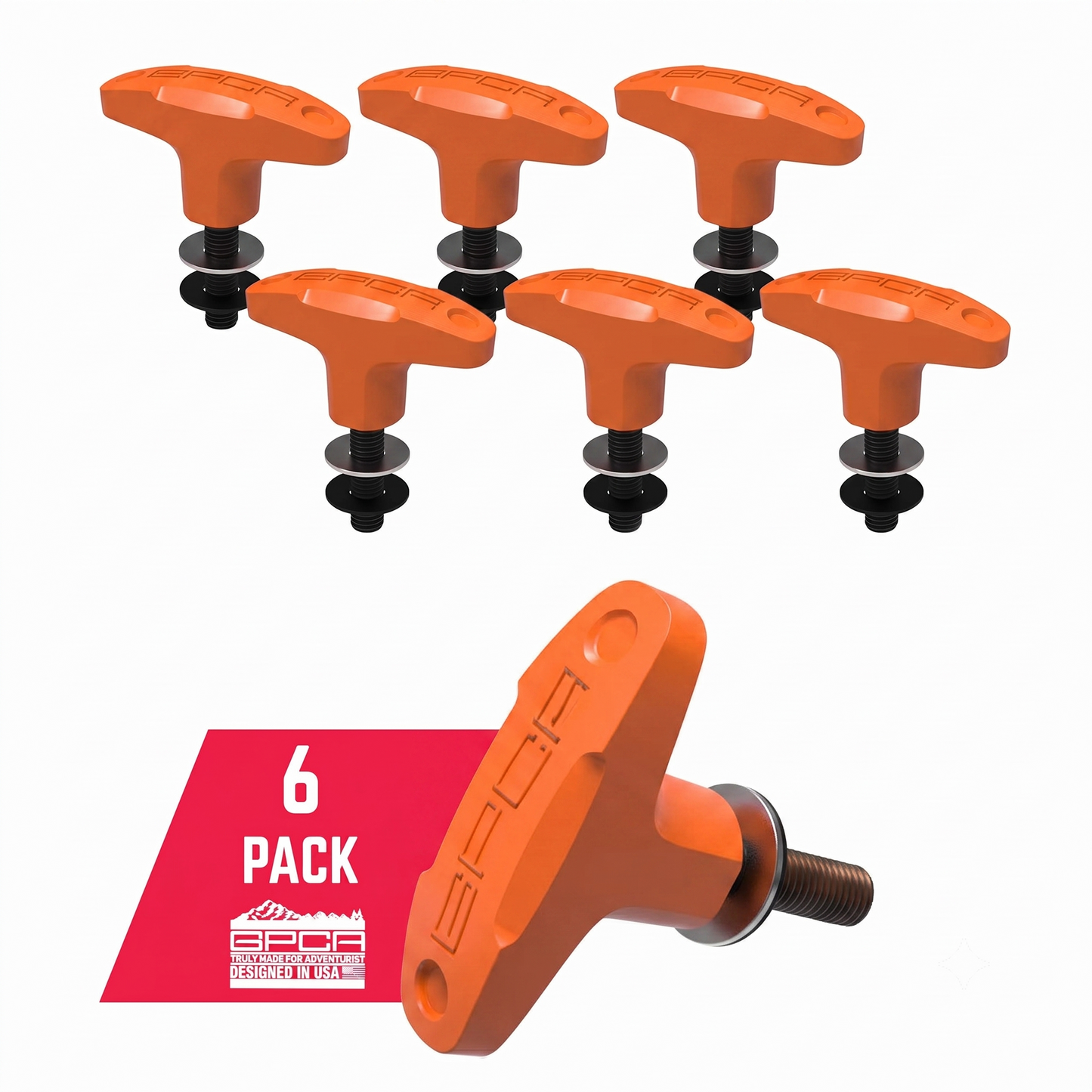Jeep Wrangler Tie-Down Anchor PRO — Versatile Quick-Release - JL-QR-ORAG-6-  DRIVEN - 30