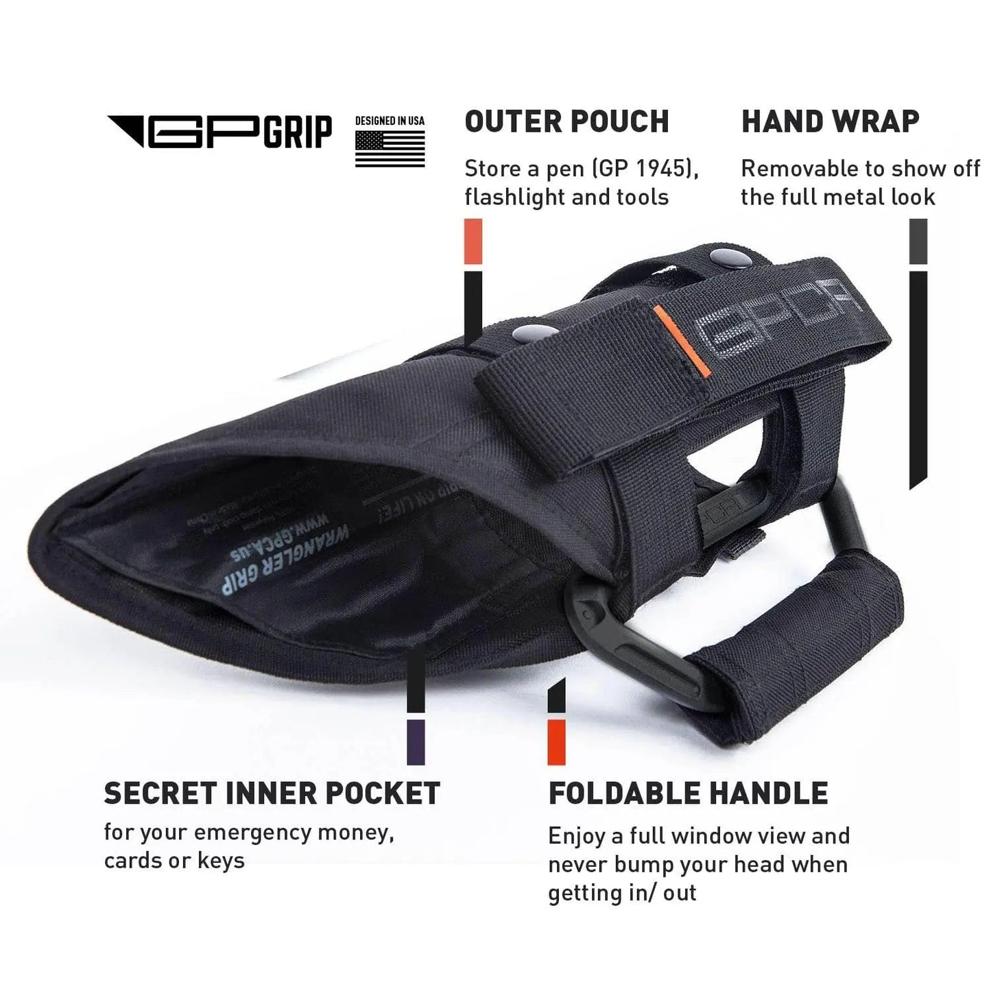 GP-GRIP PRO Black 2007-23 - GPG-P2-BLK-  DRIVEN - 4