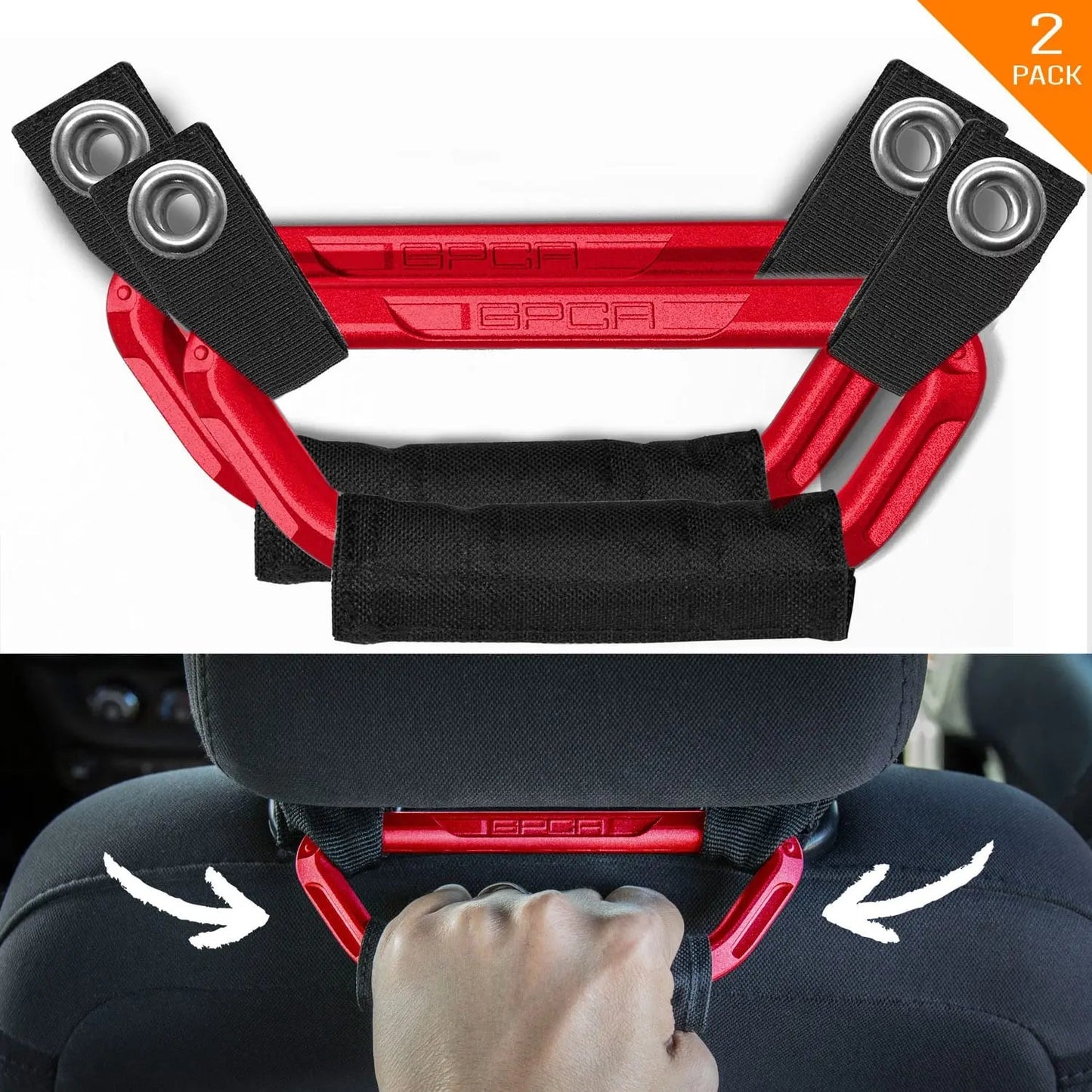 GP BACK GRIP PRO Red X 2 - BG-P2-RED-  DRIVEN - 2