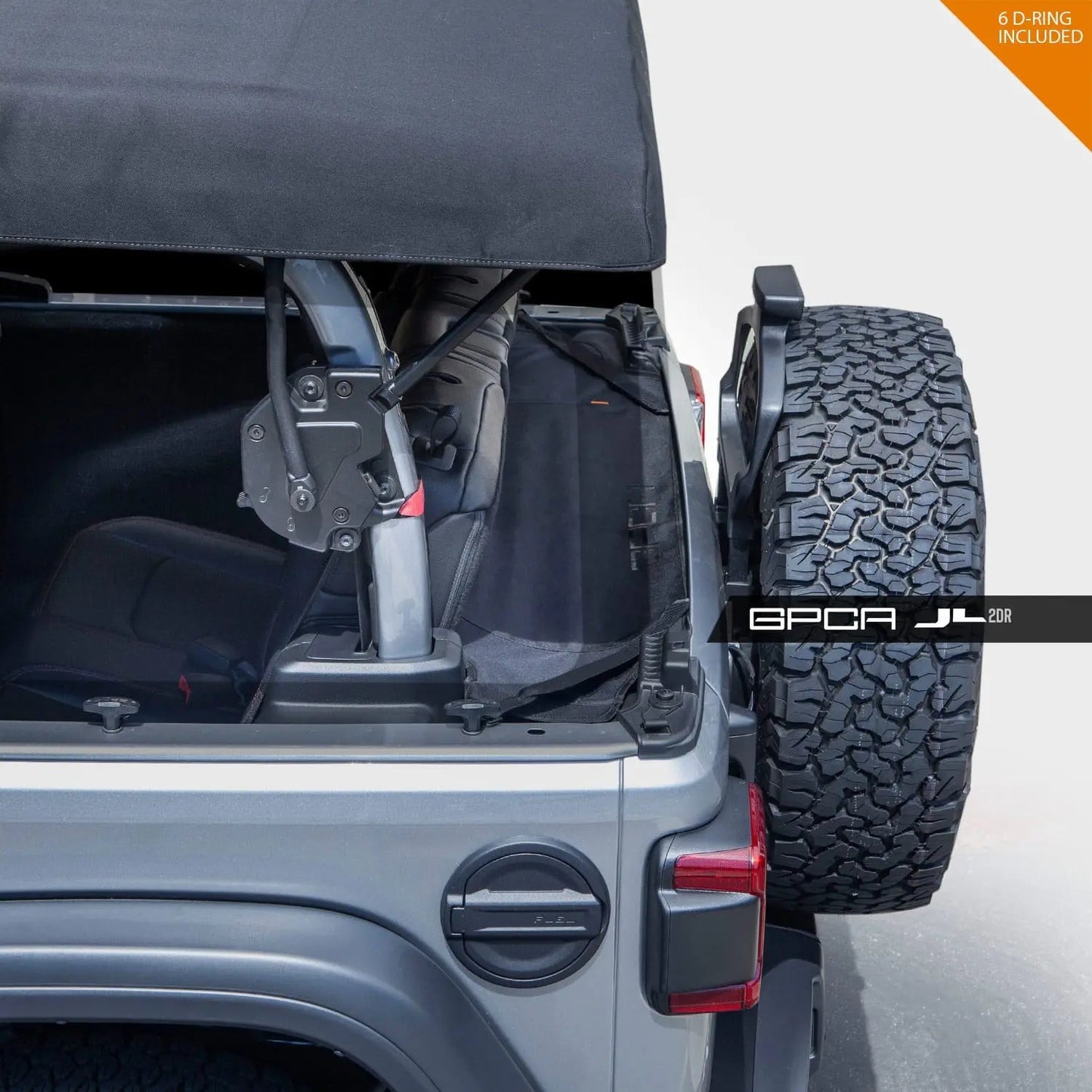 Jeep Wrangler JL 2DR Cargo Cover (2018+) - GPCA-2DR-JL-GPCA-2DR-JL-FD-  DRIVEN - 8