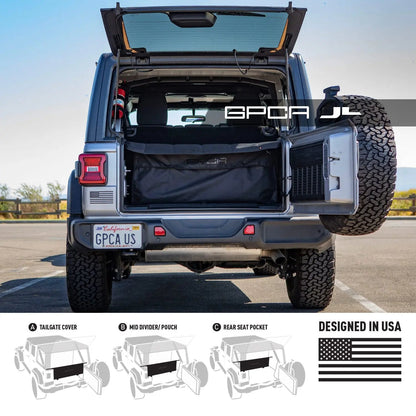 Jeep Wrangler JL 4DR Cargo Cover PRO (2018+) - JL4CC-P-HT-JL4CC-P-ST-JL4FD-P-HT-JL4FD-P-ST-  DRIVEN - 15