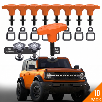Bronco Tie-Down Anchor PRO - BQR_ORG-TDR8-STAR2-  DRIVEN - 27