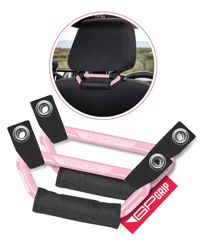 GP Back Grip PRO — Rear Headrest Handles for All Cars & Trucks - BG-P2-PINK-  DRIVEN - 28