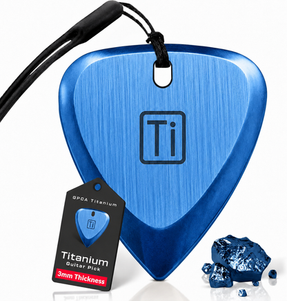 GPCA Titanium Guitar Pick Set - Silver Gold Blue - GPICK-1-GPICK-2-GPICK-3-GPICK-GOLD-1-GPICK-GOLD-2-  DRIVEN - 14
