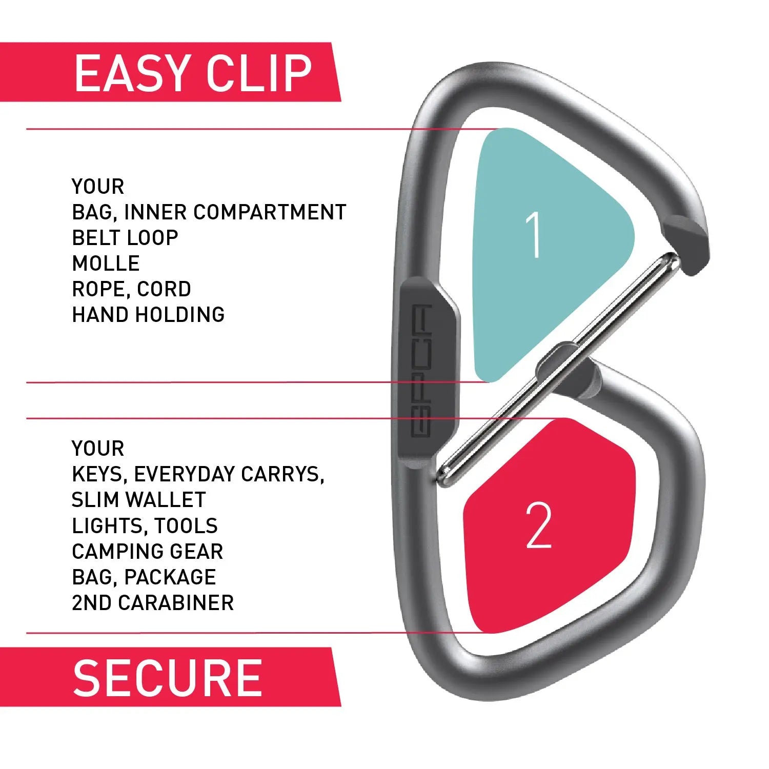 GPCA Carabiner Loop LITE - LOOP-L-3-LOOP-L-1-  DRIVEN - 2