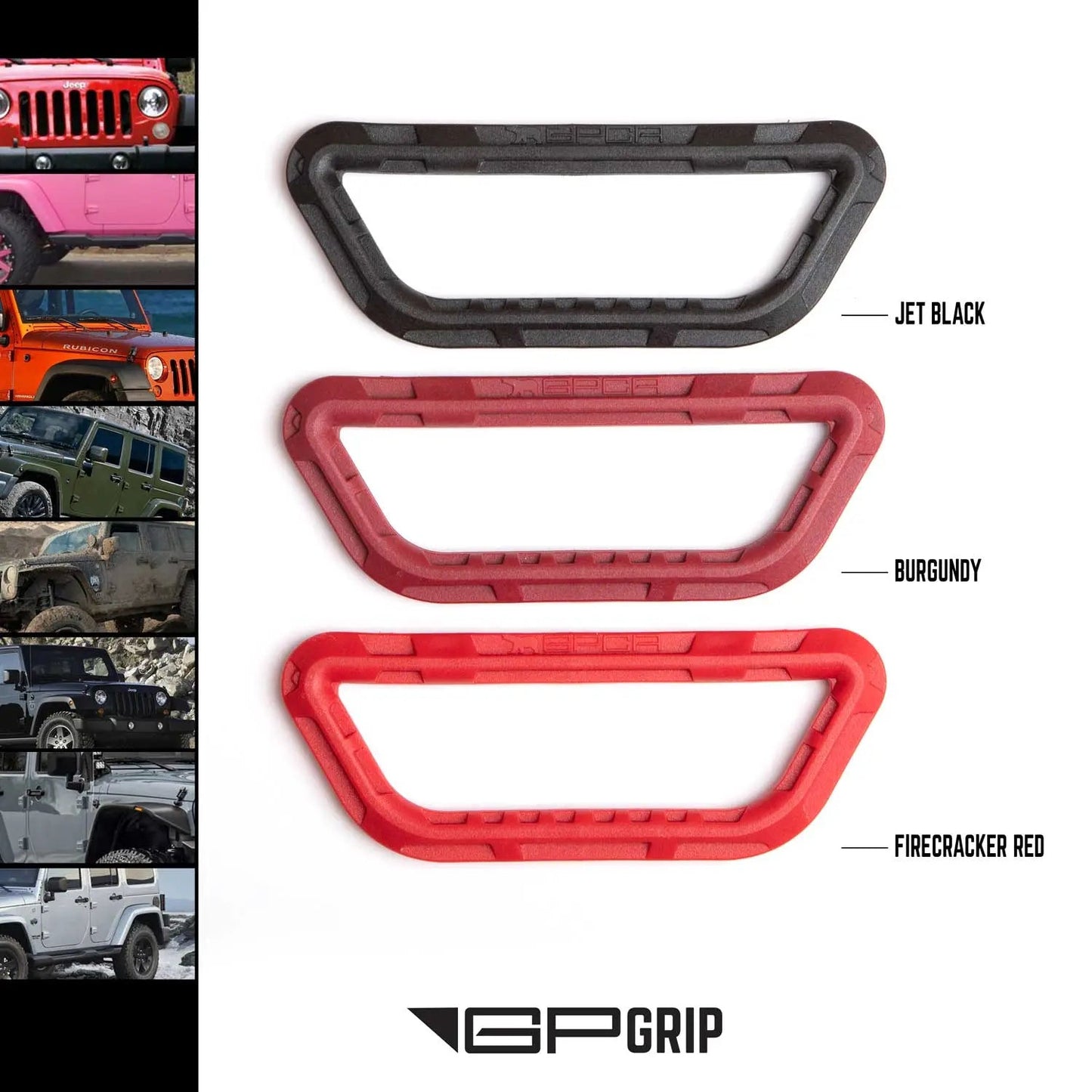 GP-Grip Universal — Fits 1"–5.5" Roll Bars & Tubes - GPG-U2-BLK-GPG-U4-BLK-GPG-U2-RED-GPG-U4-RED-GPG-U2-BURG-  DRIVEN - 5