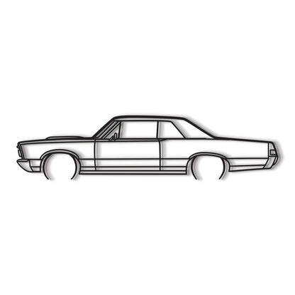 1965 GTO Metal Car Wall Art - MT0074 - MT0074B49L-MT0074B69L-MT0074B80L-MT0074B99L-MT0074B120L-  DRIVEN - 8