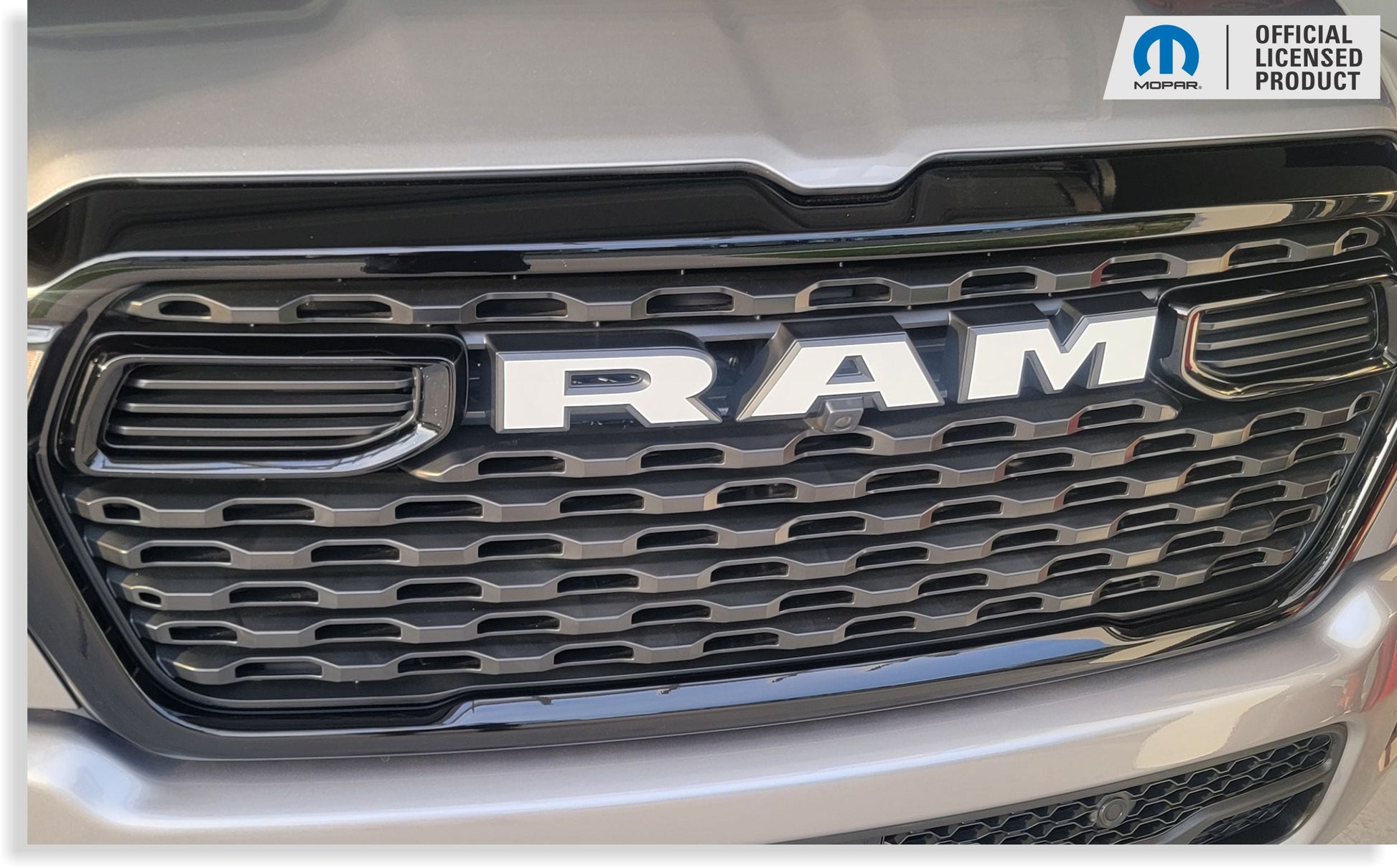 RAM Grille Emblem Overlay Decal   - 2025-2026 Ram 1500 - Ram25:Ram-F-1-Ram25:Ram-F-2-Ram25:Ram-F-3-Ram25:Ram-F-4-Ram25:Ram-F-5-  DRIVEN - 6