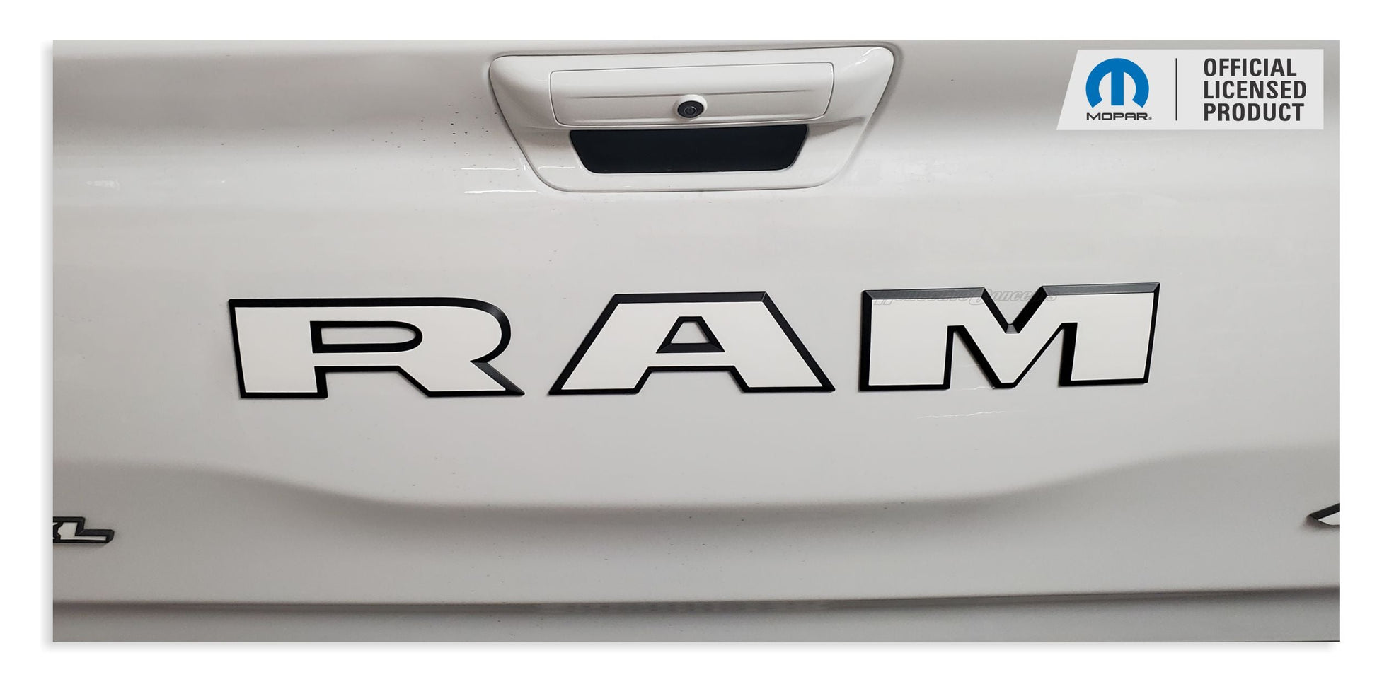 RAM Tailgate Emblem Overlay Decal   - 2025-2026 Ram 1500 - sku-46198383018171-sku-46198383050939-sku-46198383083707-sku-46198383116475-sku-46198383149243-  DRIVEN - 12