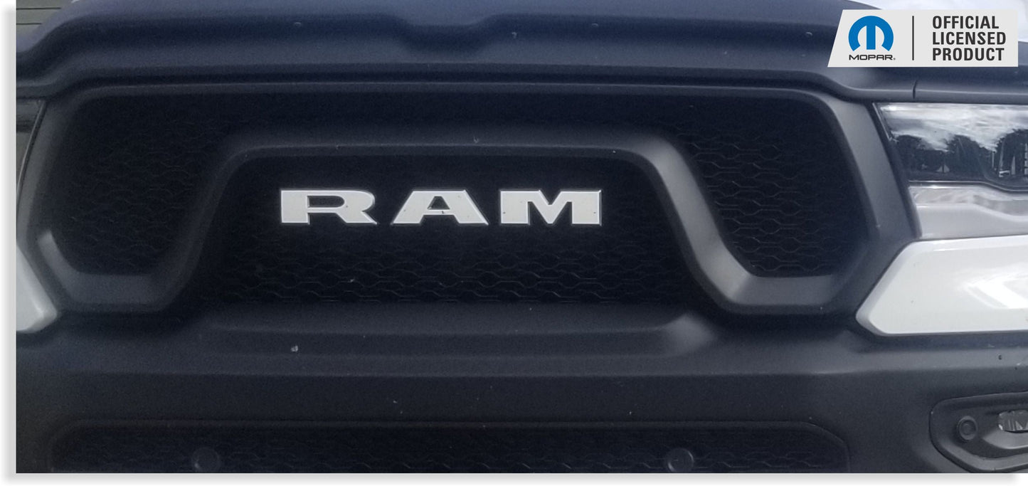 RAM Grille Emblem Overlay Decal   - 2019-2024 Ram 1500 Rebel - Ram19:Rebel-F-01-Ram19:Rebel-F-03-Ram19:Rebel-F-02-Ram19:Rebel-F-04-Ram19:Rebel-F-05-  DRIVEN - 16