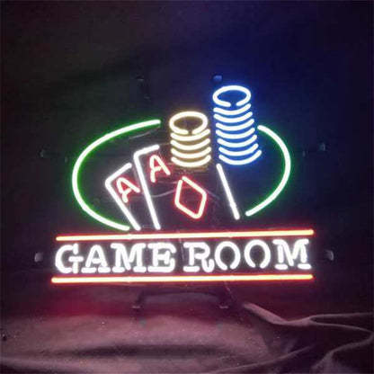 Gaming Table Poker Jetton Game Room Neon Signs - ME330-  DRIVEN - 1