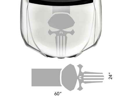 Universal Hood Punisher Decal - sku-50951609254020-sku-50951609286788-sku-50951609319556-sku-50951609352324-sku-50951609385092-  DRIVEN - 4