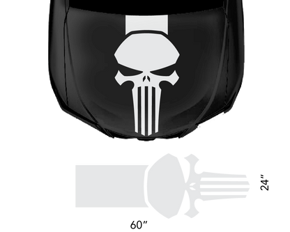 Universal Hood Punisher Decal - sku-50951609254020-sku-50951609286788-sku-50951609319556-sku-50951609352324-sku-50951609385092-  DRIVEN - 5