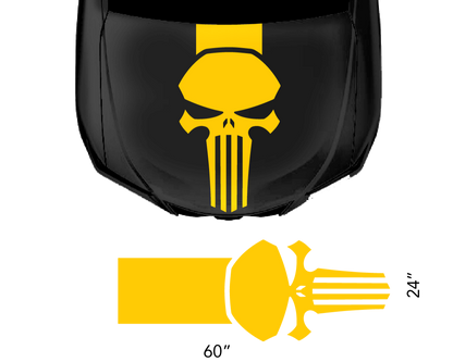 Universal Hood Punisher Decal - sku-50951609254020-sku-50951609286788-sku-50951609319556-sku-50951609352324-sku-50951609385092-  DRIVEN - 6