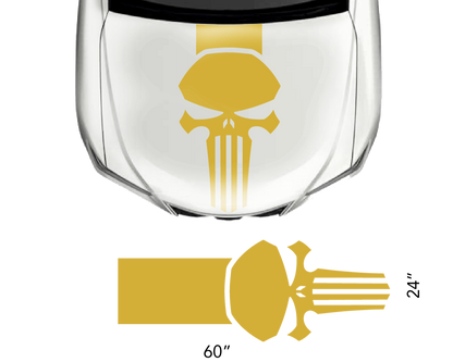 Universal Hood Punisher Decal - sku-50951609254020-sku-50951609286788-sku-50951609319556-sku-50951609352324-sku-50951609385092-  DRIVEN - 7