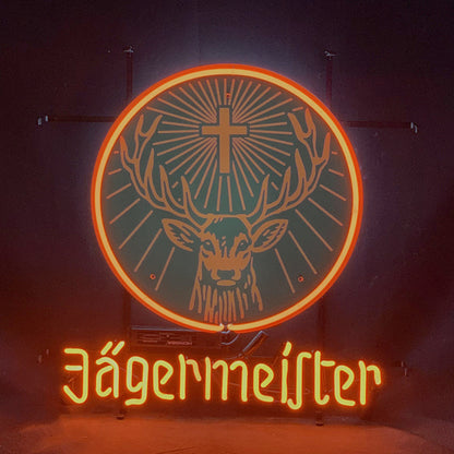 Germany Jagermeifter Beer Neon Signs Light - ME984-  DRIVEN - 2