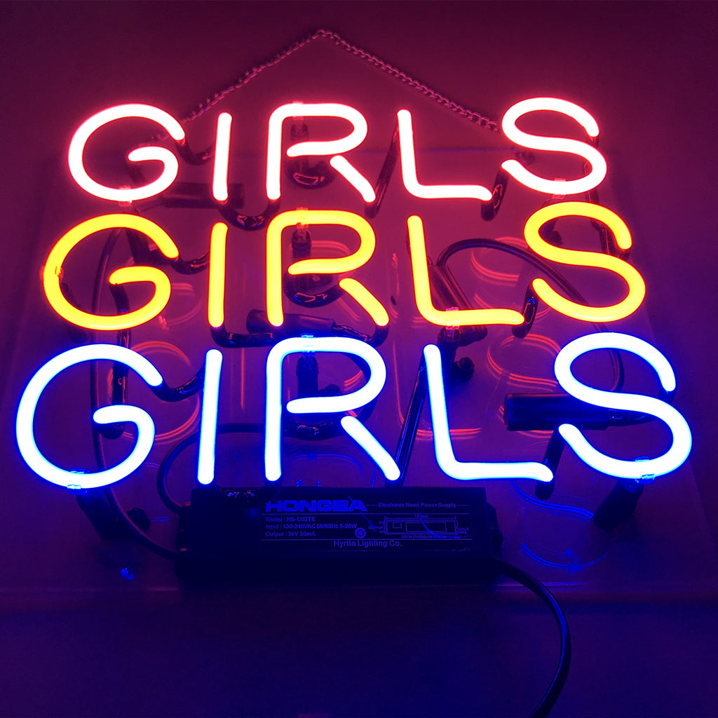 Girls Girls Girls Neon Signs - TN091B-TN091A-TN091C-  DRIVEN - 8