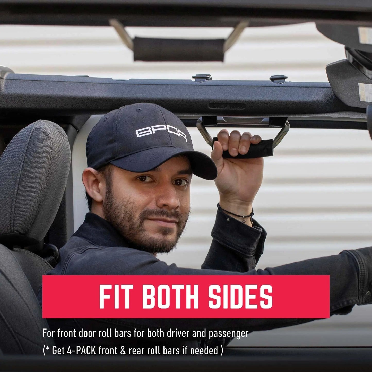 GP-Grip AIR — Airbag-Safe Handle for Jeep Wrangler (2024+) - GPG-A2-RED-GPG-A4-RED-GPG-A2B2-RED-GPG-A4B2-RED-GPG-AR-RED-  DRIVEN - 4