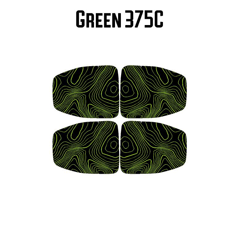 Topographic Map Interior Door Cup Overlays - 2018+ Wrangler JL / Gladiator JT - JLINTDRCUPTP-RR-JLINTDRCUPTP-DD-JLINTDRCUPTP-SB-JLINTDRCUPTP-392-JLINTDRCUPTP-MO-  DRIVEN - 9