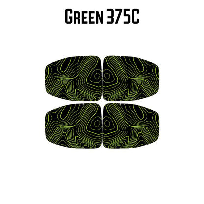 Topographic Map Interior Door Cup Overlays - 2018+ Wrangler JL / Gladiator JT - JLINTDRCUPTP-RR-JLINTDRCUPTP-DD-JLINTDRCUPTP-SB-JLINTDRCUPTP-392-JLINTDRCUPTP-MO-  DRIVEN - 9