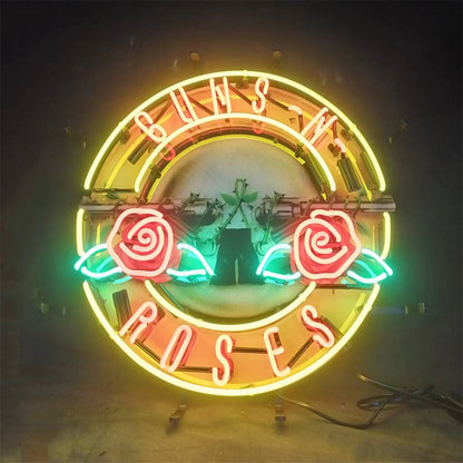 Guns N Roses Team Logo Neon Signs Light - MEX351-  DRIVEN - 3